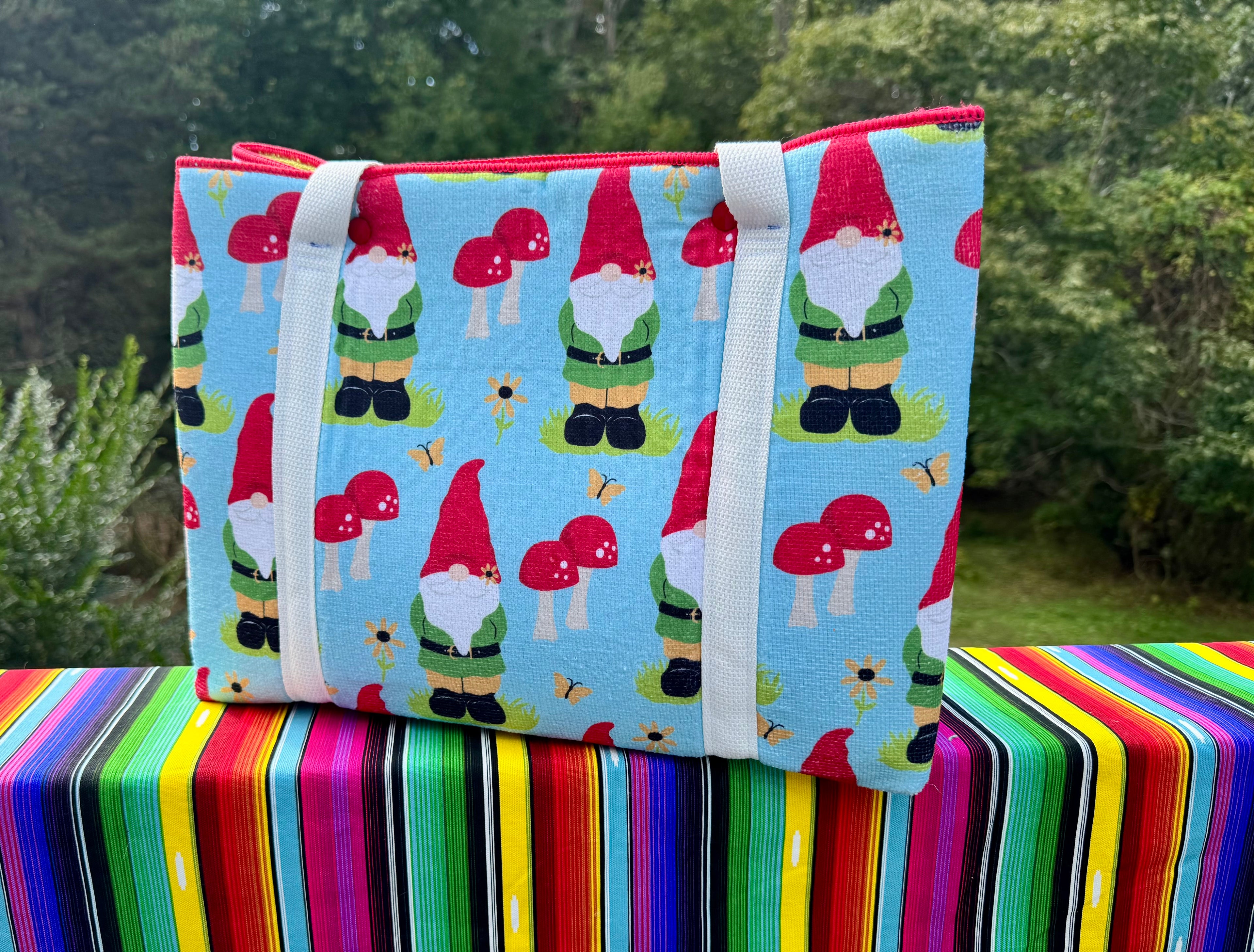 Two Pocket  - Medium tote -  shoulder strap