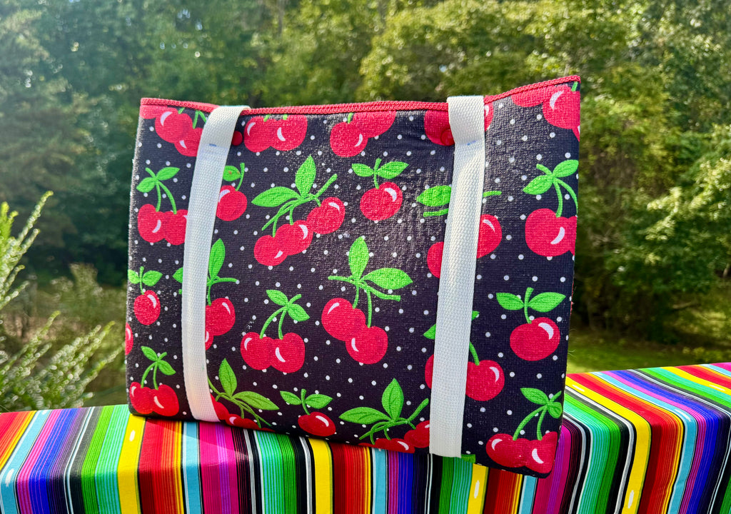 Two Pocket  - Medium tote -  shoulder strap