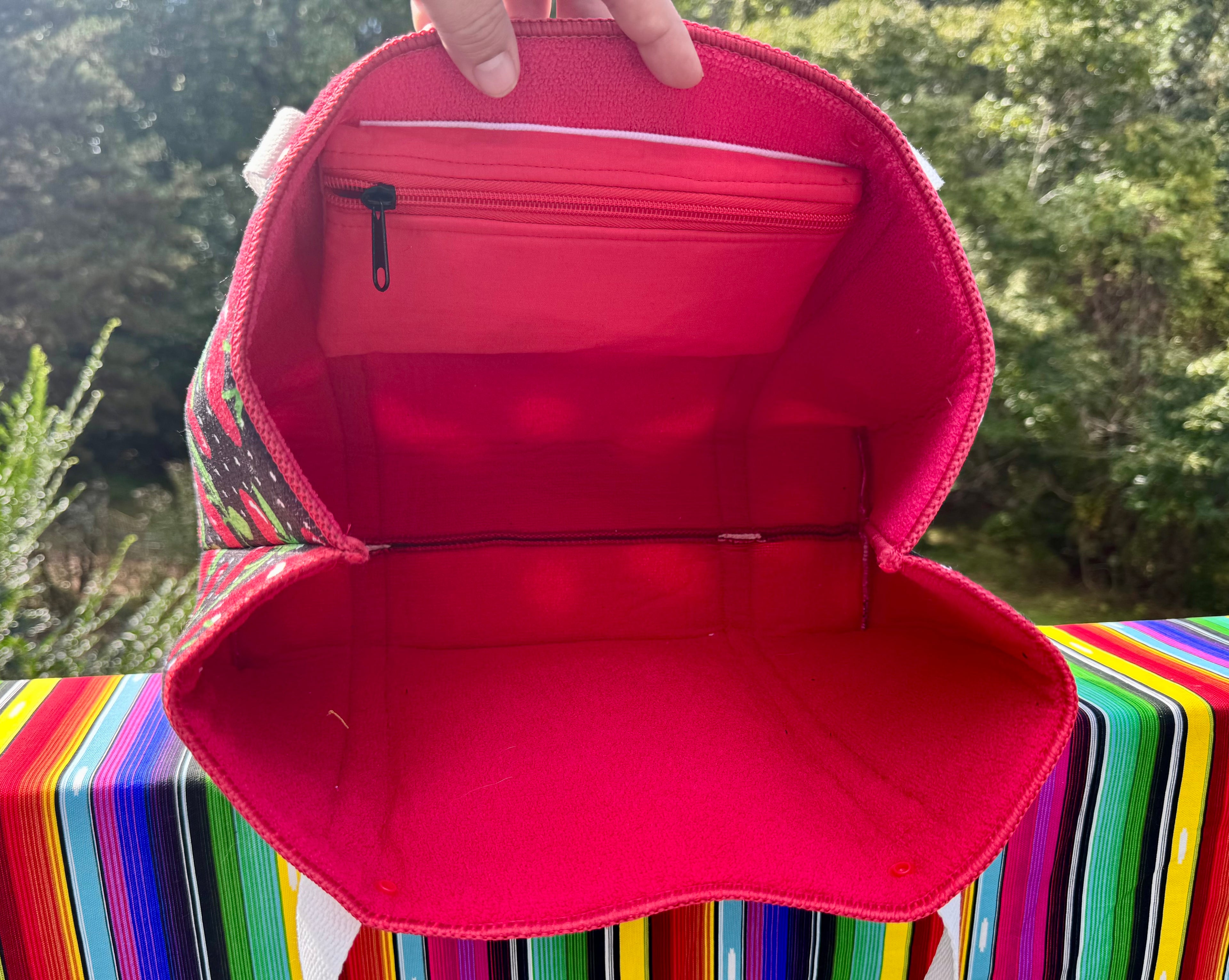 Two Pocket  - Medium tote -  shoulder strap