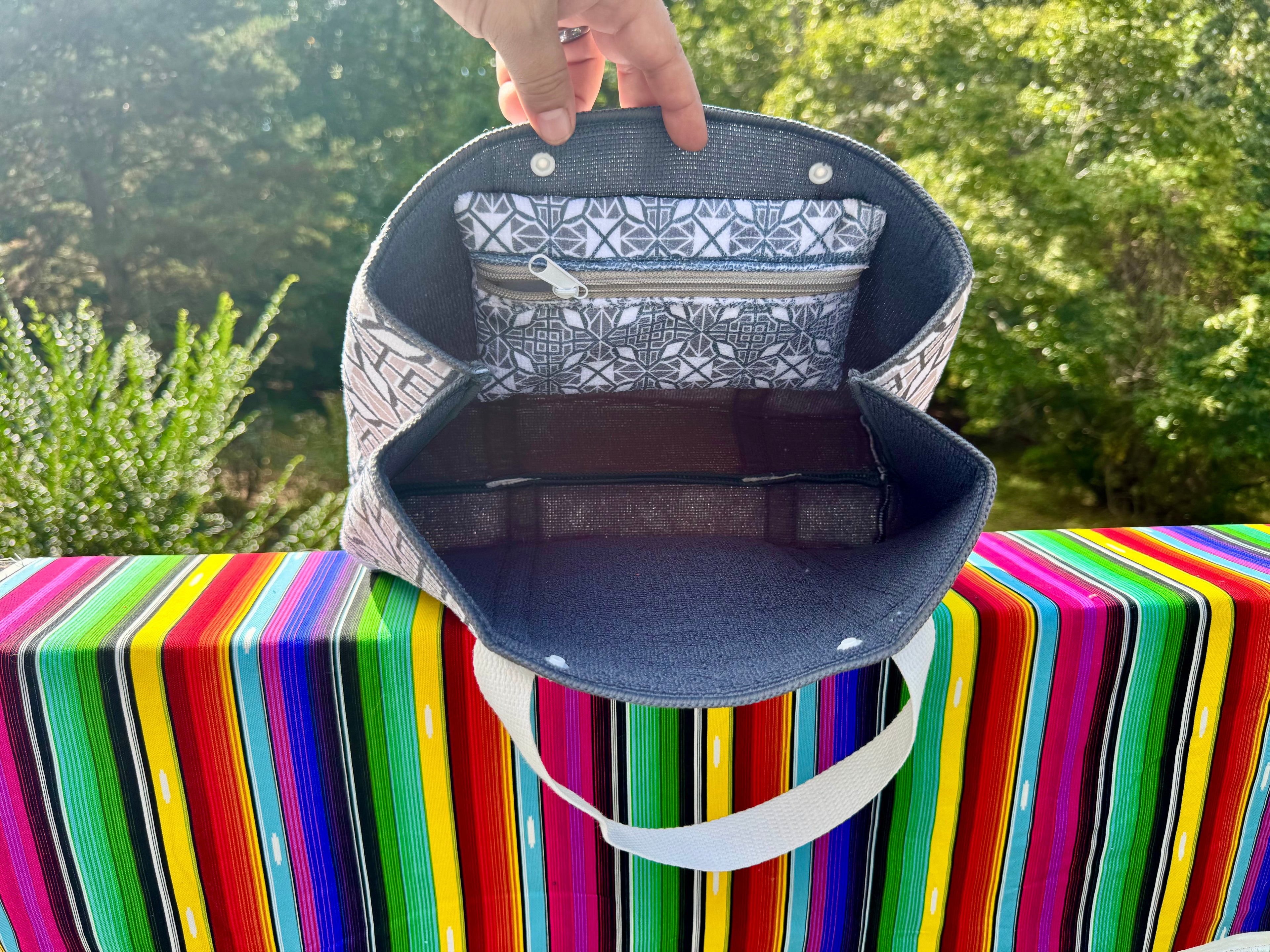 Two Pocket Small tote - Project bag