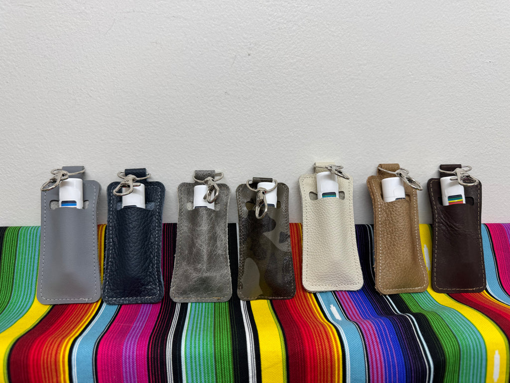 Lip Balm/ Lighter Holder - Leather