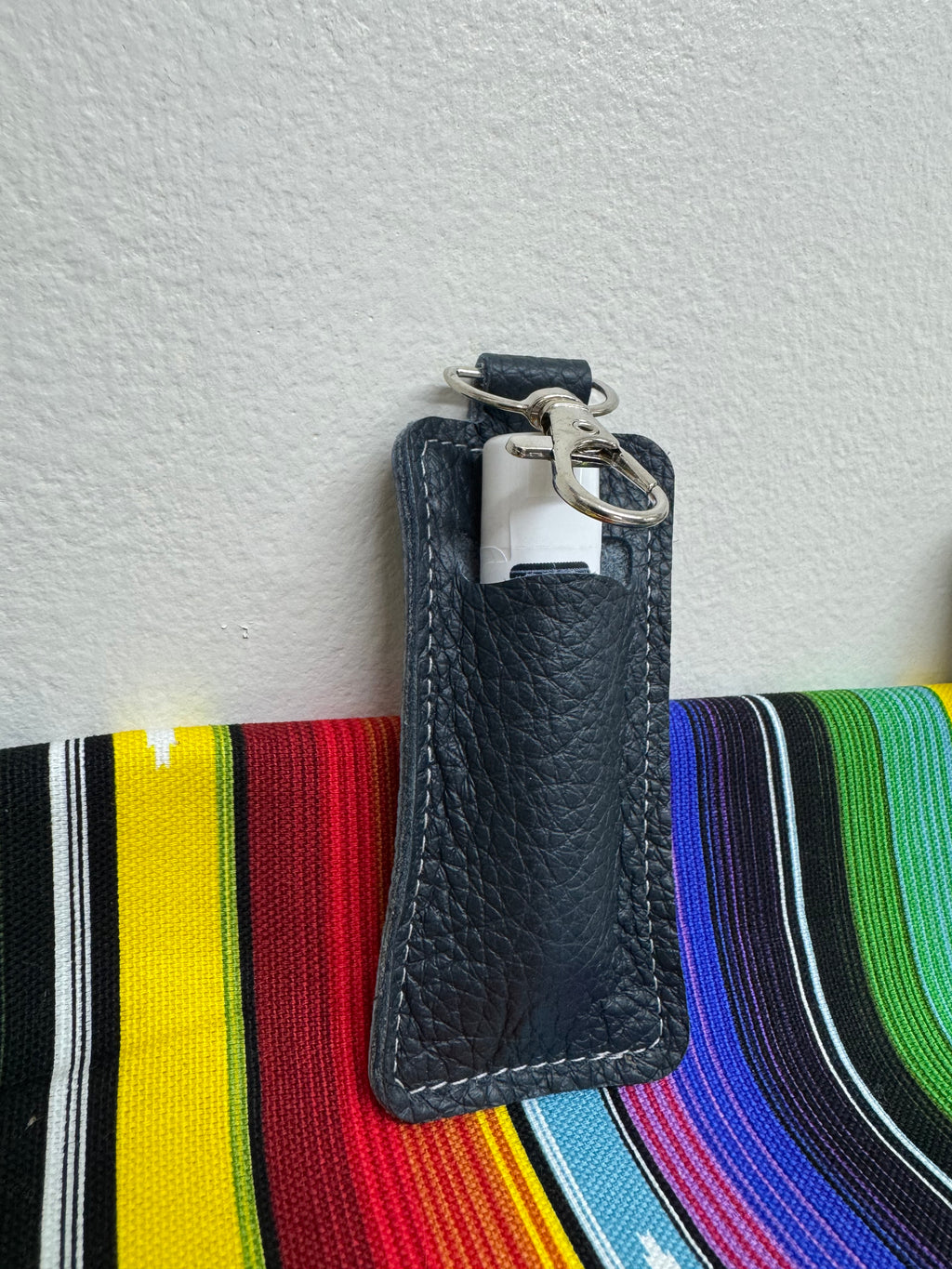 Lip Balm/ Lighter Holder - Leather