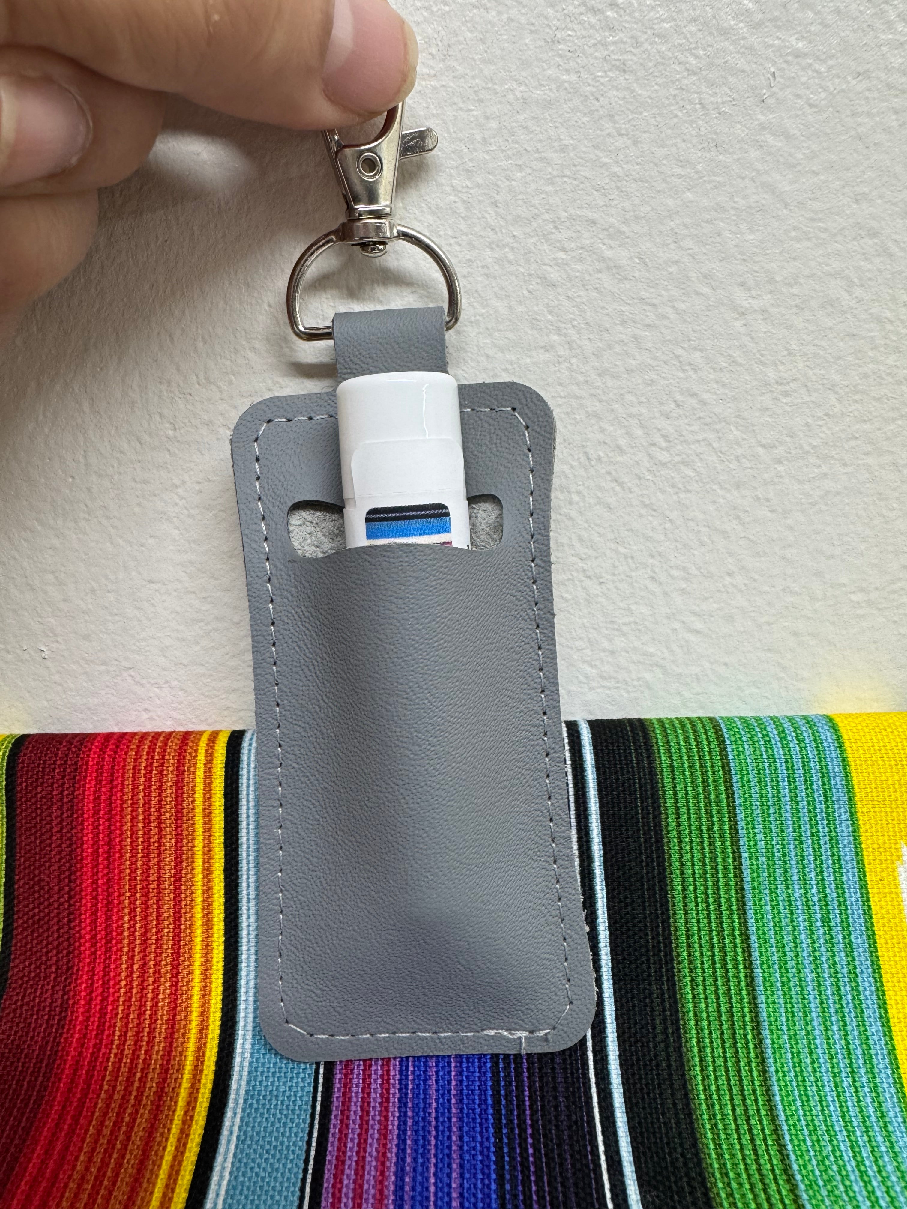Lip Balm/ Lighter Holder - Leather