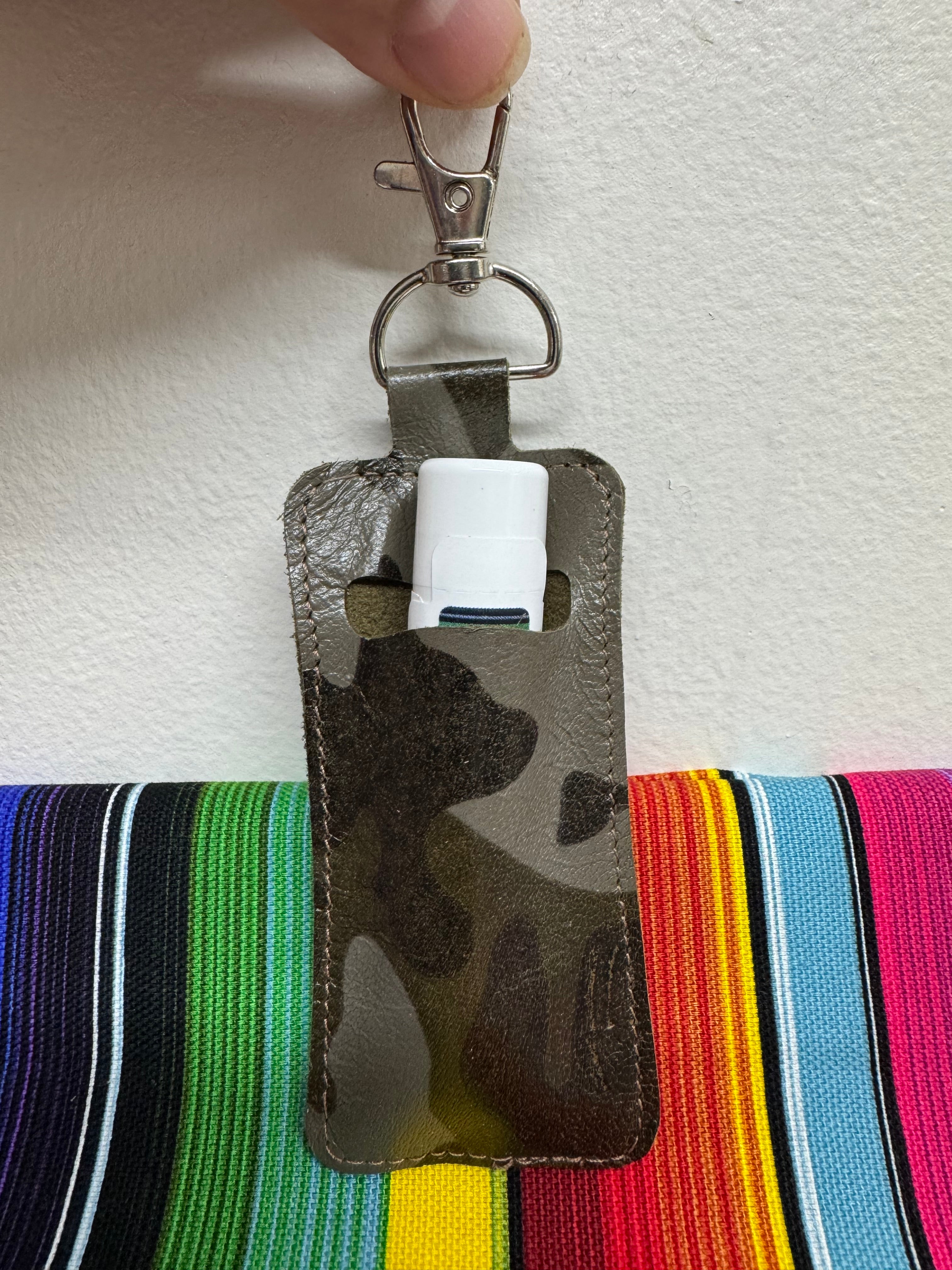 Lip Balm/ Lighter Holder - Leather