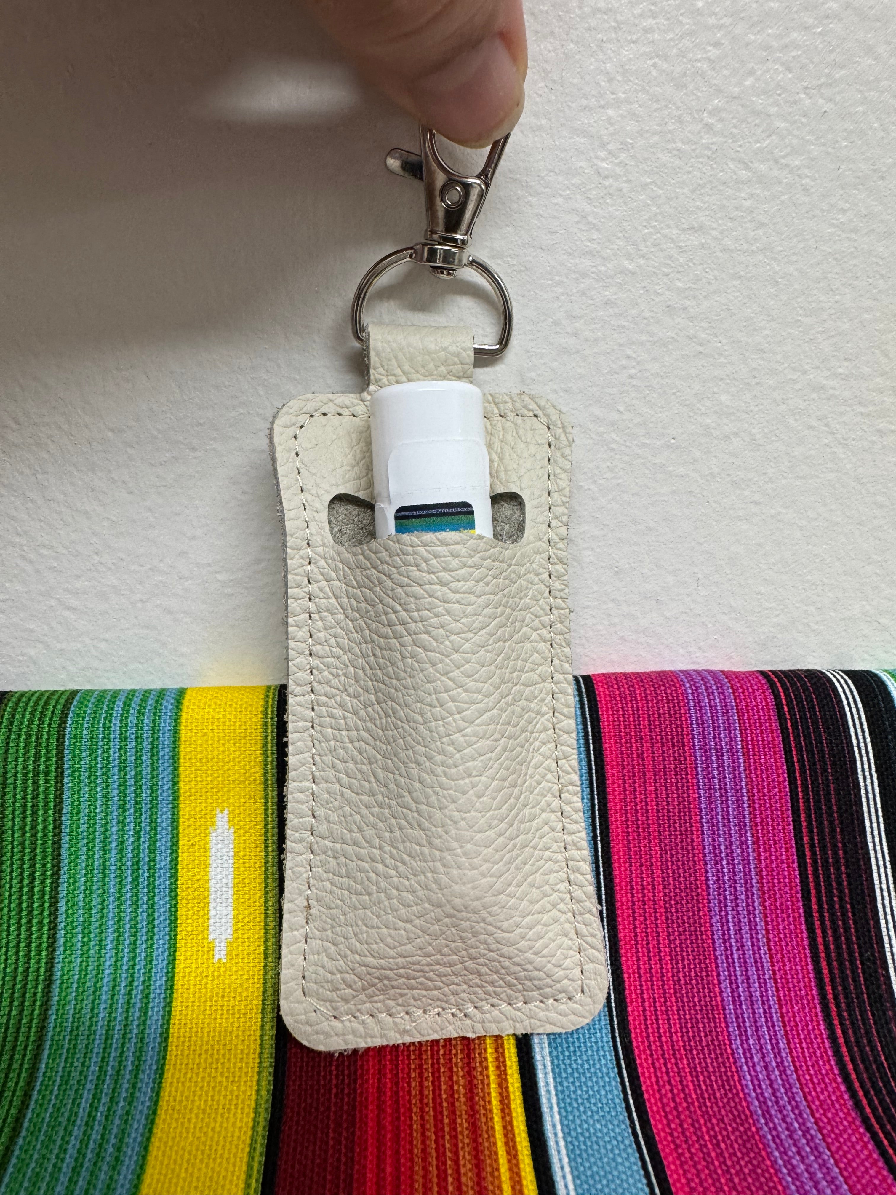 Lip Balm/ Lighter Holder - Leather