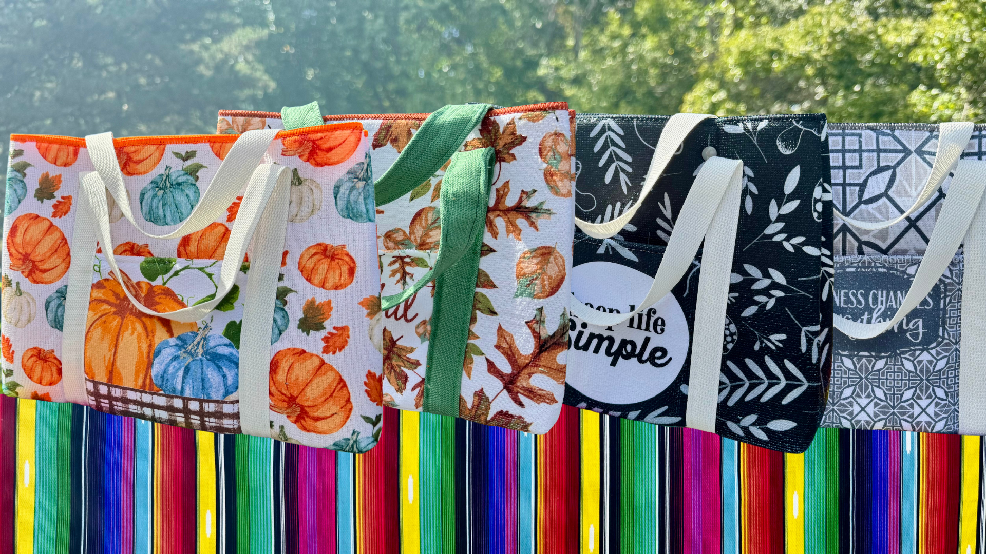 Two Pocket Small tote - Project bag